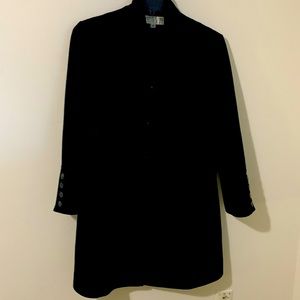 Dress Coat - Black, Lambs-wool & Cashmere coat